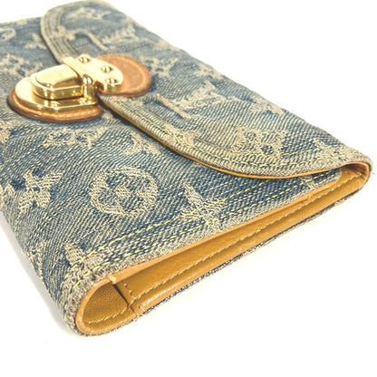 Louis Vuitton Wallet Porte Feuille Amelia Monogram Denim Canvas
