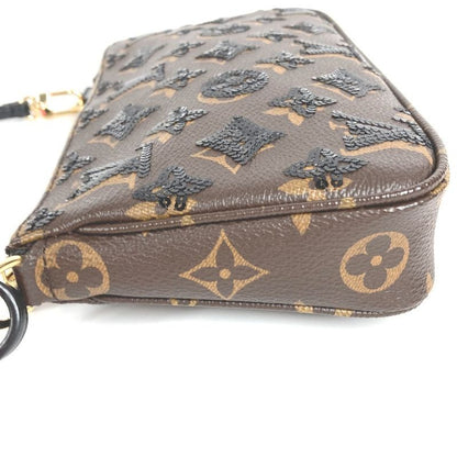 Louis Vuitton Shoulder Bag Pochette Monogram Canvas Brown