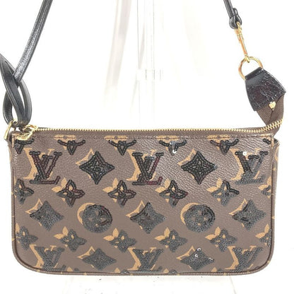 Louis Vuitton Shoulder Bag Pochette Monogram Canvas Brown