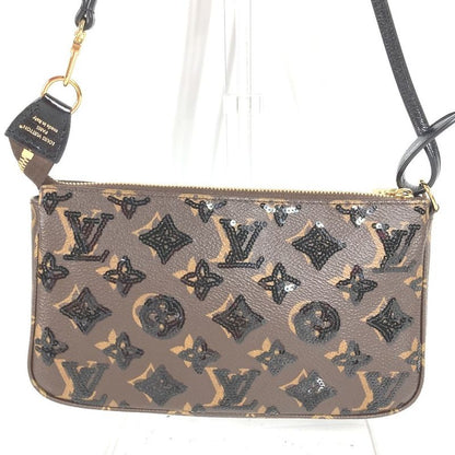 Louis Vuitton Shoulder Bag Pochette Monogram Canvas Brown