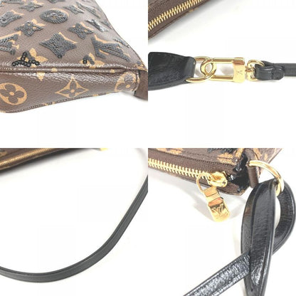 Louis Vuitton Shoulder Bag Pochette Monogram Canvas Brown
