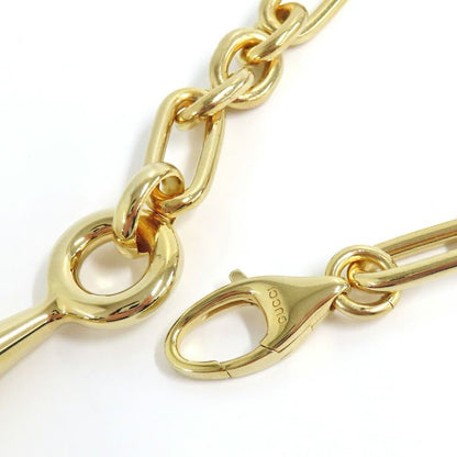 Gucci Half Horsebit Necklace Yellow Gold