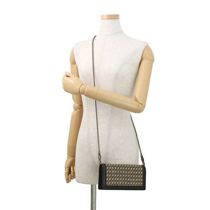 Bottega Veneta Chain Wallet Intrecciato Nylon Leather