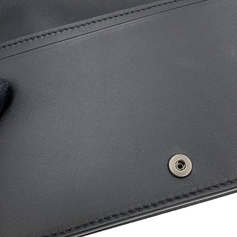 Bottega Veneta Chain Wallet Intrecciato Nylon Leather