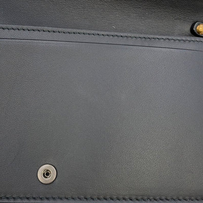 Bottega Veneta Chain Wallet Intrecciato Nylon Leather