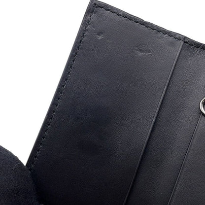 Gucci 6 Key Case Guccissima Leather Black Key Holder