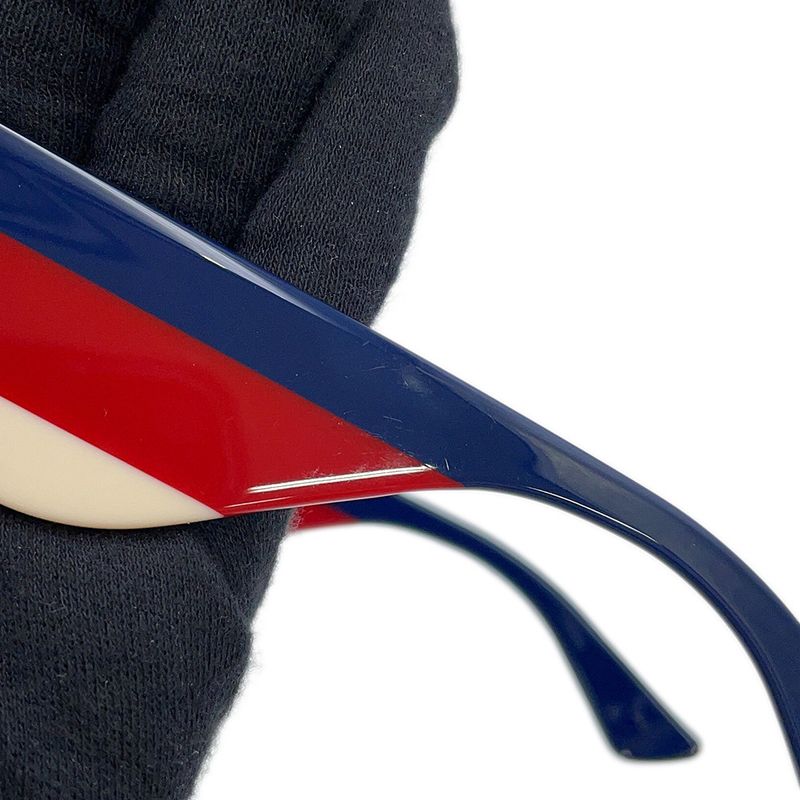 Gucci Sunglasses Interlocking Plastic Black Multicolor