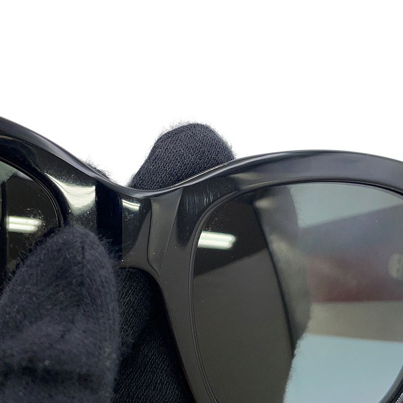 Gucci Sunglasses Interlocking Plastic Black Multicolor