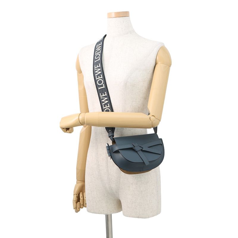 Loewe Shoulder Bag Gate Dual Mini Soft Calf Jacquard