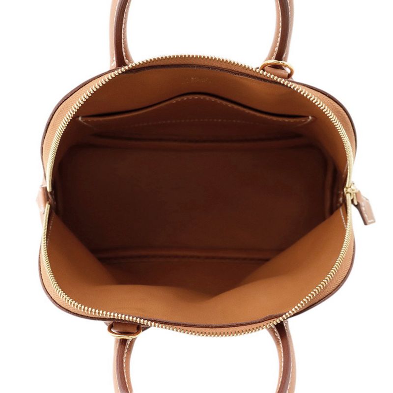 Hermes Bolide Mini Gold Evercolor 2-Way Handbag