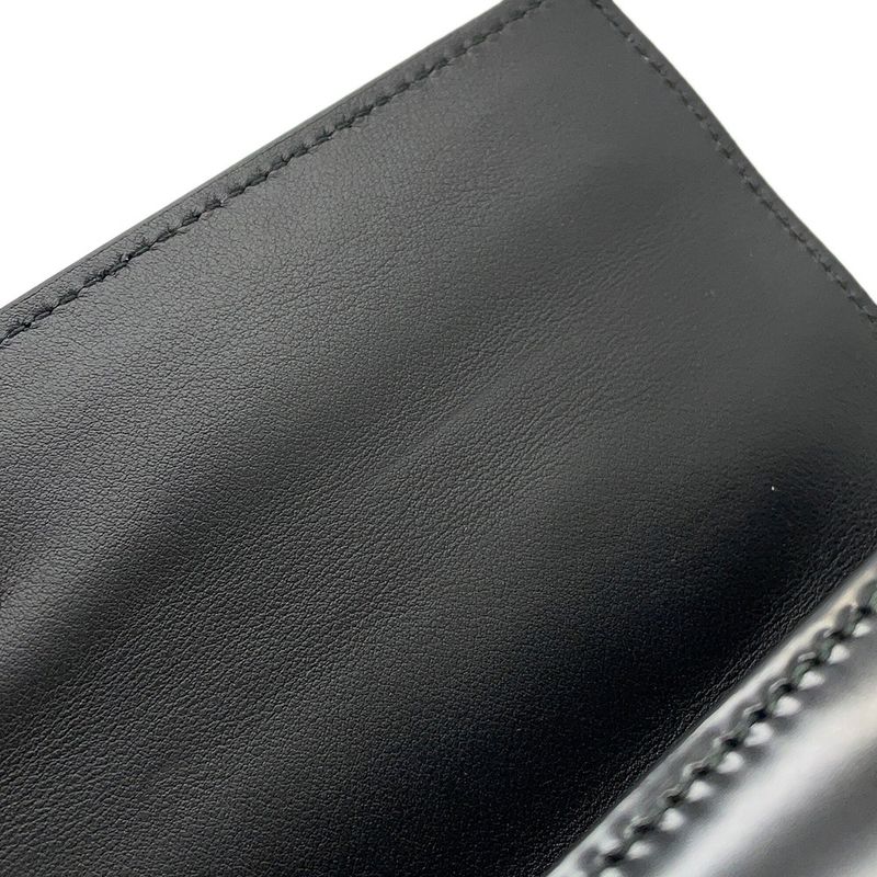 Gucci Leather GG Half Moon 2-Way Shoulder Bag Black