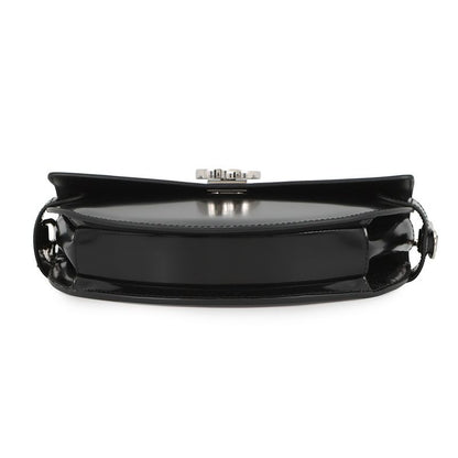 Gucci Leather GG Half Moon 2-Way Shoulder Bag Black