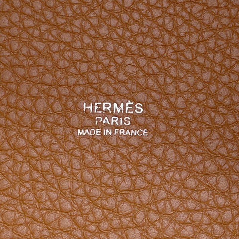 Hermes Handbag Picotin Lock PM Gold Silver Taurillon Clemence