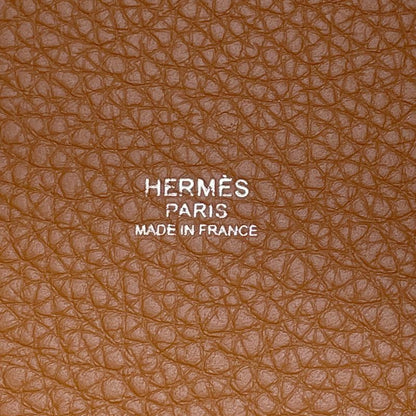 Hermes Handbag Picotin Lock PM Gold Silver Taurillon Clemence