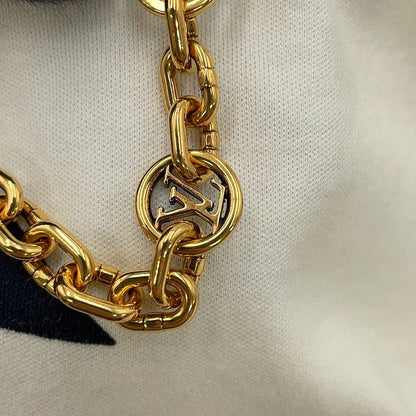 Louis Vuitton Dress LV Logo Star Chain Cotton White Black