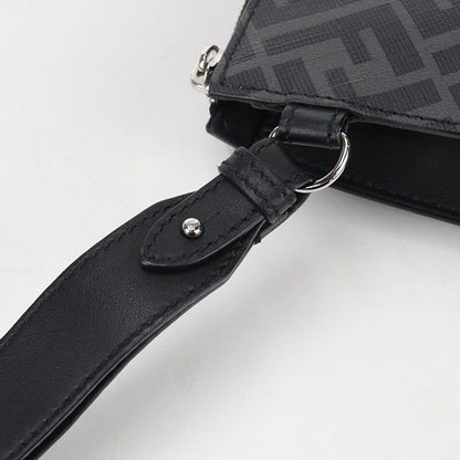 Fendi Diagonal Clutch Leather
