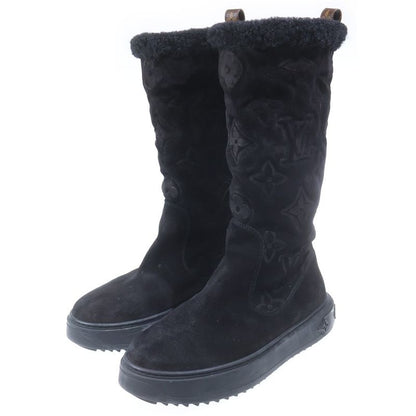 Louis Vuitton Bree G-line Giant Monogram Mouton Boots Black