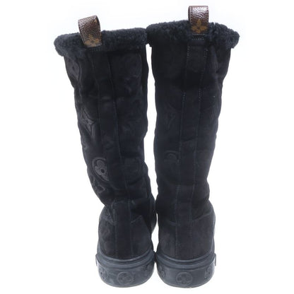 Louis Vuitton Bree G-line Giant Monogram Mouton Boots Black