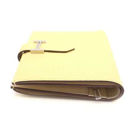 Hermes Bearn Compact Yellow Epsom Wallet Bifold