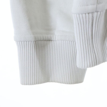 Fendi Front Embroidery Pullover Sweatshirt Trainer White Sweater