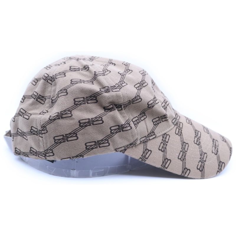 Balenciaga BB Monogram Logo 6 Panel Cap Bbmonogram Cap Beige