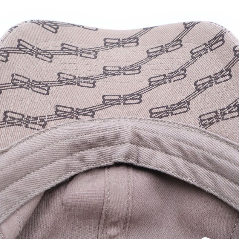 Balenciaga BB Monogram Logo 6 Panel Cap Bbmonogram Cap Beige