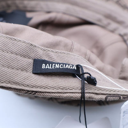 Balenciaga BB Monogram Logo 6 Panel Cap Bbmonogram Cap Beige