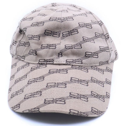 Balenciaga BB Monogram Logo 6 Panel Cap Bbmonogram Cap Beige
