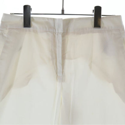 Dior Zip Fly Cotton Pants White