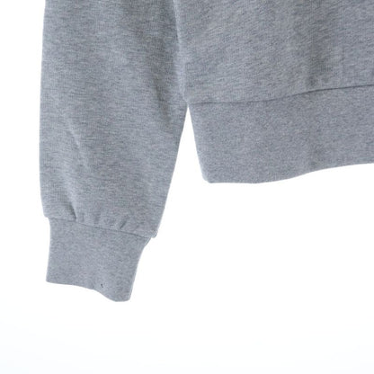 Gucci Embossed Logo Cotton Crew Neck Long Sleeve Sweatshirt Gray Sneaker