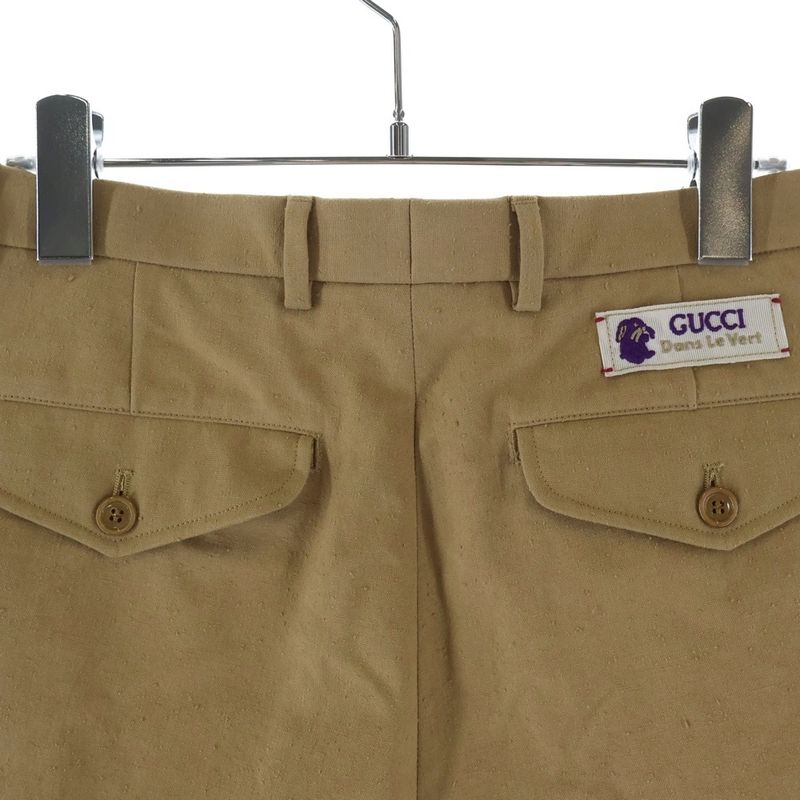 Gucci Straight Trousers Pants Beige