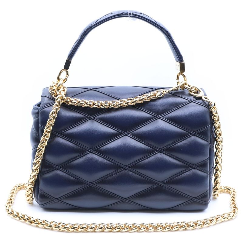 Louis Vuitton Maltage Blue Marine 2-Way Shoulder Bag Chain Navy