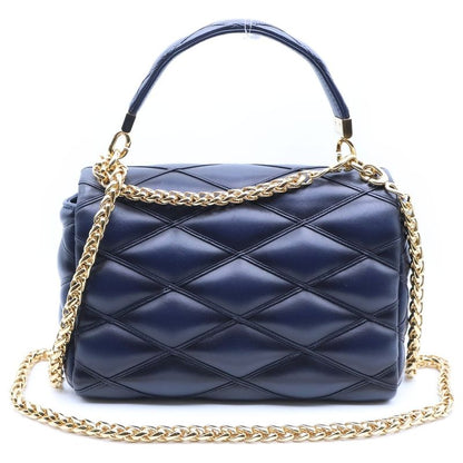 Louis Vuitton Maltage Blue Marine 2-Way Shoulder Bag Chain Navy
