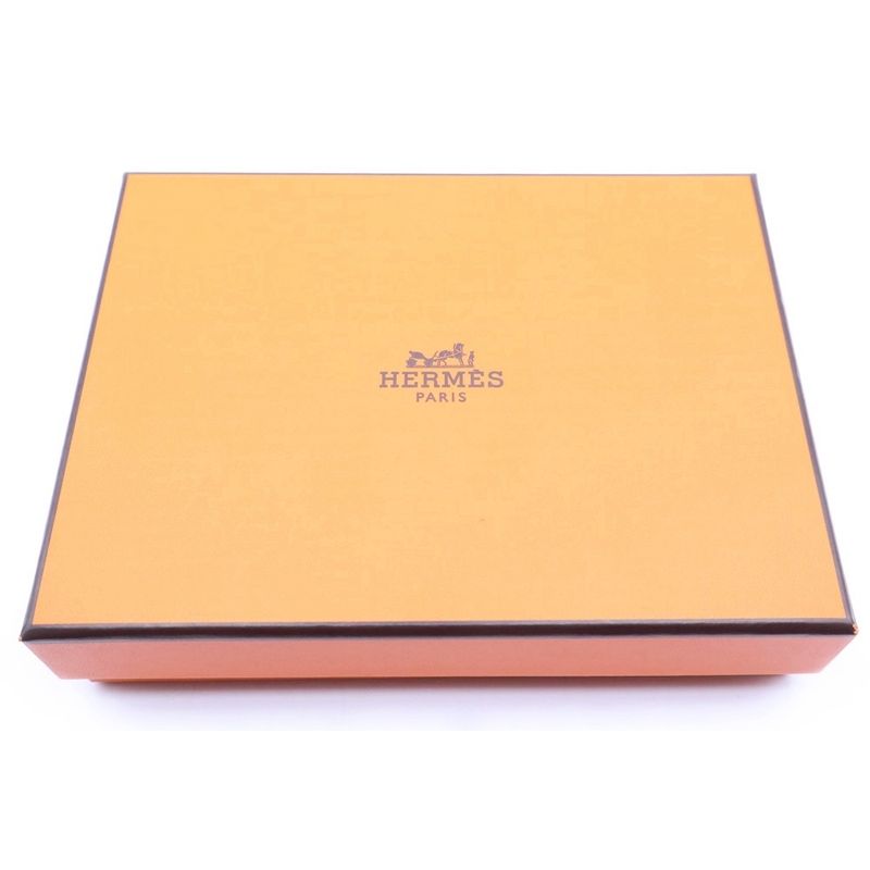 Hermes Bearn Compact Wallet Bifold Coin Case Dark Green Veau Epsom Gold
