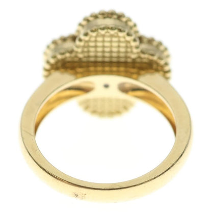 Van Cleef & Arpels Vintage Alhambra Diamond 18K YG Yellow Gold Pendant