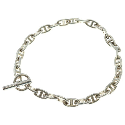 Hermes Chaine D'ancre GM Necklace Pendant Chain Silver 29 Pieces