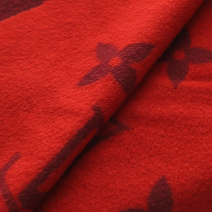 Louis Vuitton Reykjavik Gradient Monogram Cashmere Scarf Red