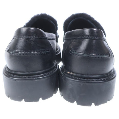 Hermes Icon Moccasins Kelly Leather Loafers Black