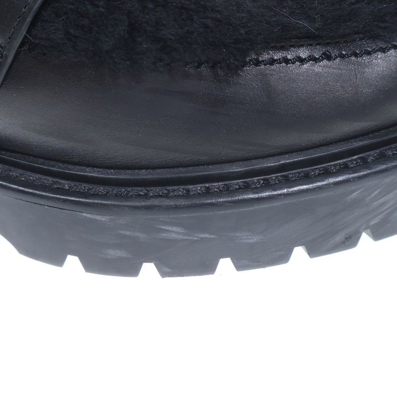 Hermes Icon Moccasins Kelly Leather Loafers Black