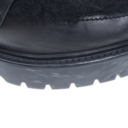 Hermes Icon Moccasins Kelly Leather Loafers Black