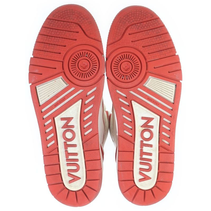 Louis Vuitton LV Trainer Sneaker Red White
