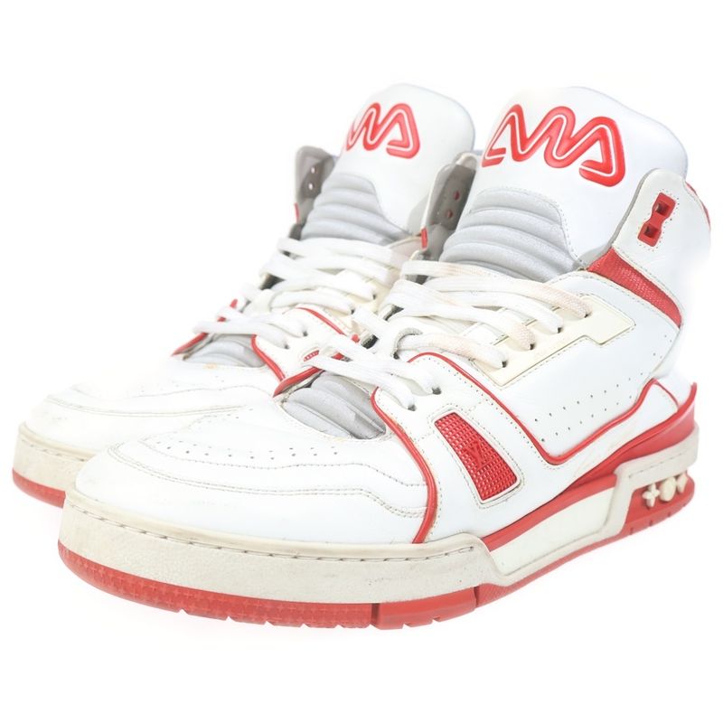 Louis Vuitton LV Trainer Sneaker Red White