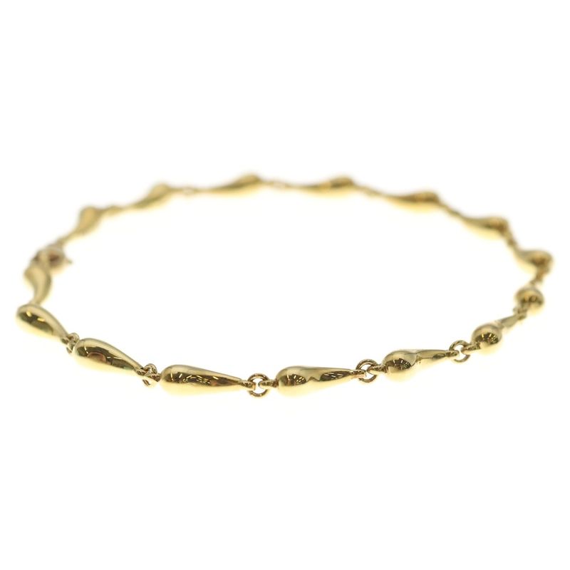 Tiffany & Co Elsa Peretti Teardrop Bracelet 18K YG Yellow