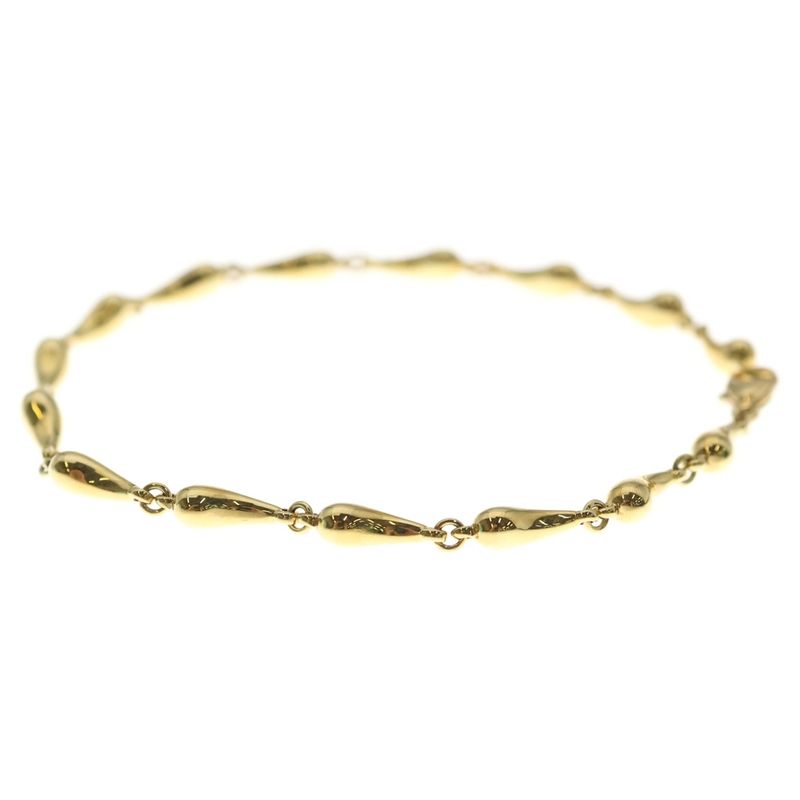 Tiffany & Co Elsa Peretti Teardrop Bracelet 18K YG Yellow