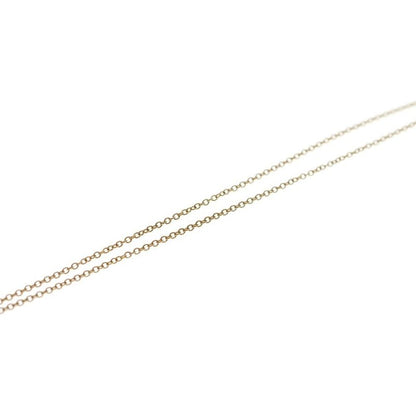 Tiffany & Co T Smile Mini Diamond Necklace Pendant 18K PG