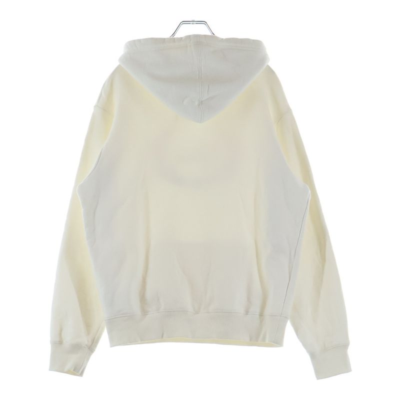 Dior Front Logo Embroidery Pullover Hoodie White Sweater
