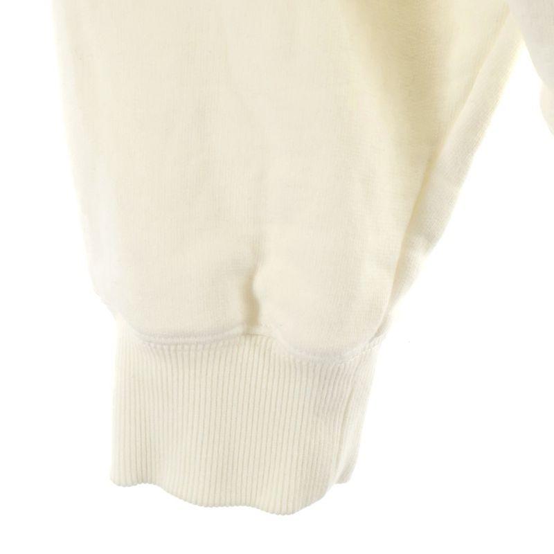 Dior Front Logo Embroidery Pullover Hoodie White Sweater