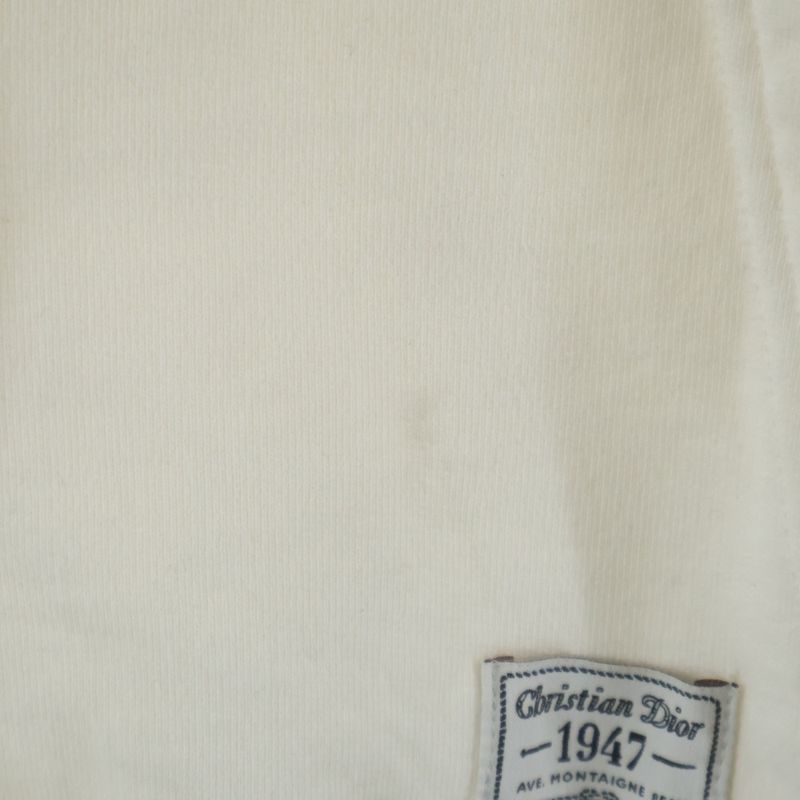 Dior Back Embroidered Logo Pullover Hoodie White Sweater