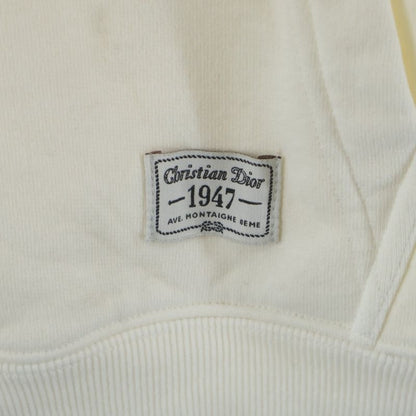 Dior Back Embroidered Logo Pullover Hoodie White Sweater