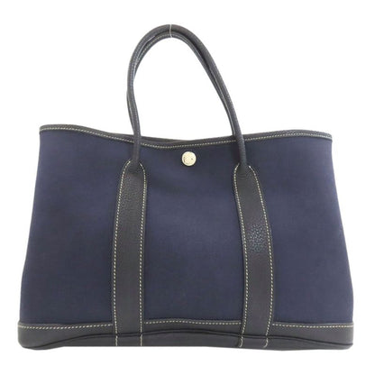 Hermes Garden Party TPM Silver World Festival Limited Tote Toile